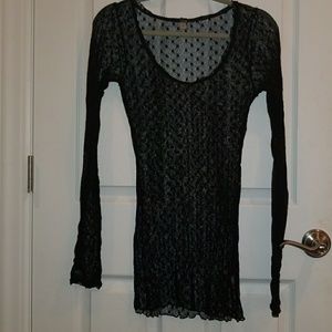 Free People Lace long sleeve top